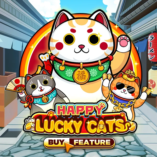 Microgaming : Happy Lucky Cats - MG138