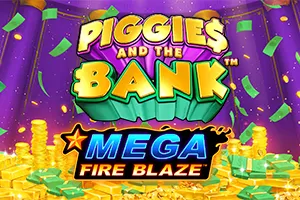 Playtech : Mega Fire Blaze: Piggies and the Bank™ PPJP - MG138