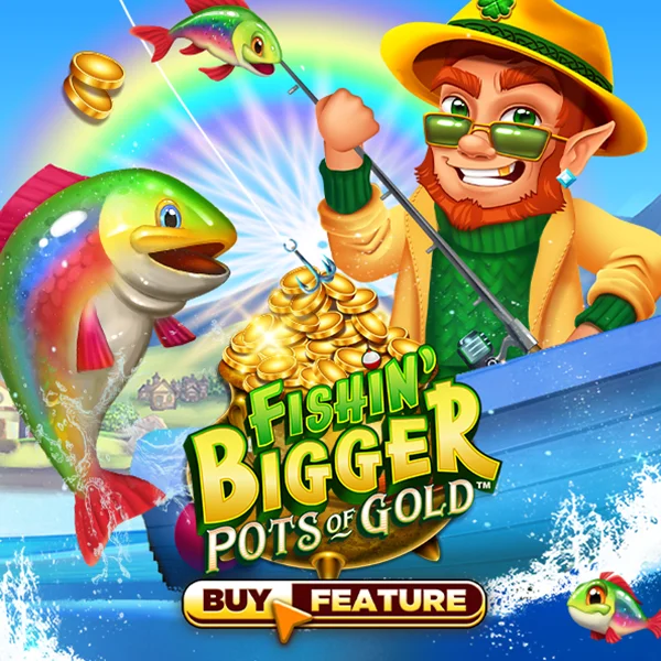 Microgaming : Fishin Bigger Pots of Gold - MG138